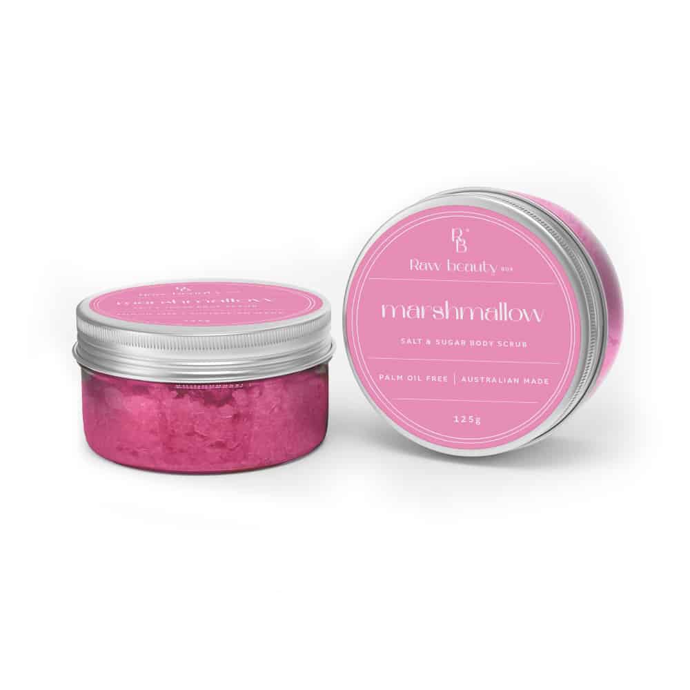 Marshmallow Salt + Sugar Scrub 125g | Exfoliating & Refreshing