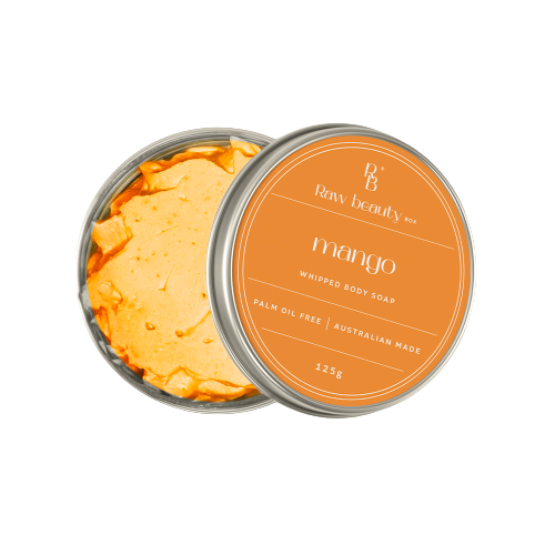 Mango Whipped Face Soap 125g | Hydrating & Nourishing Cleanser